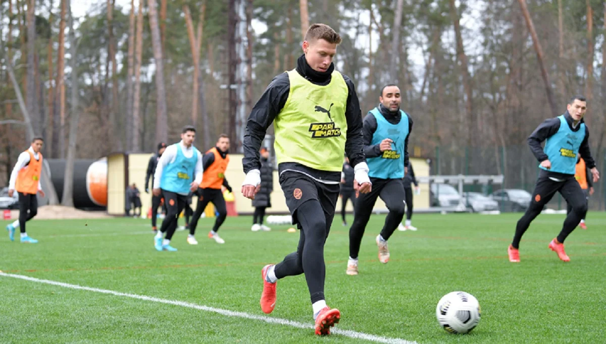 Тренировка Шахтера / Сайт клуба