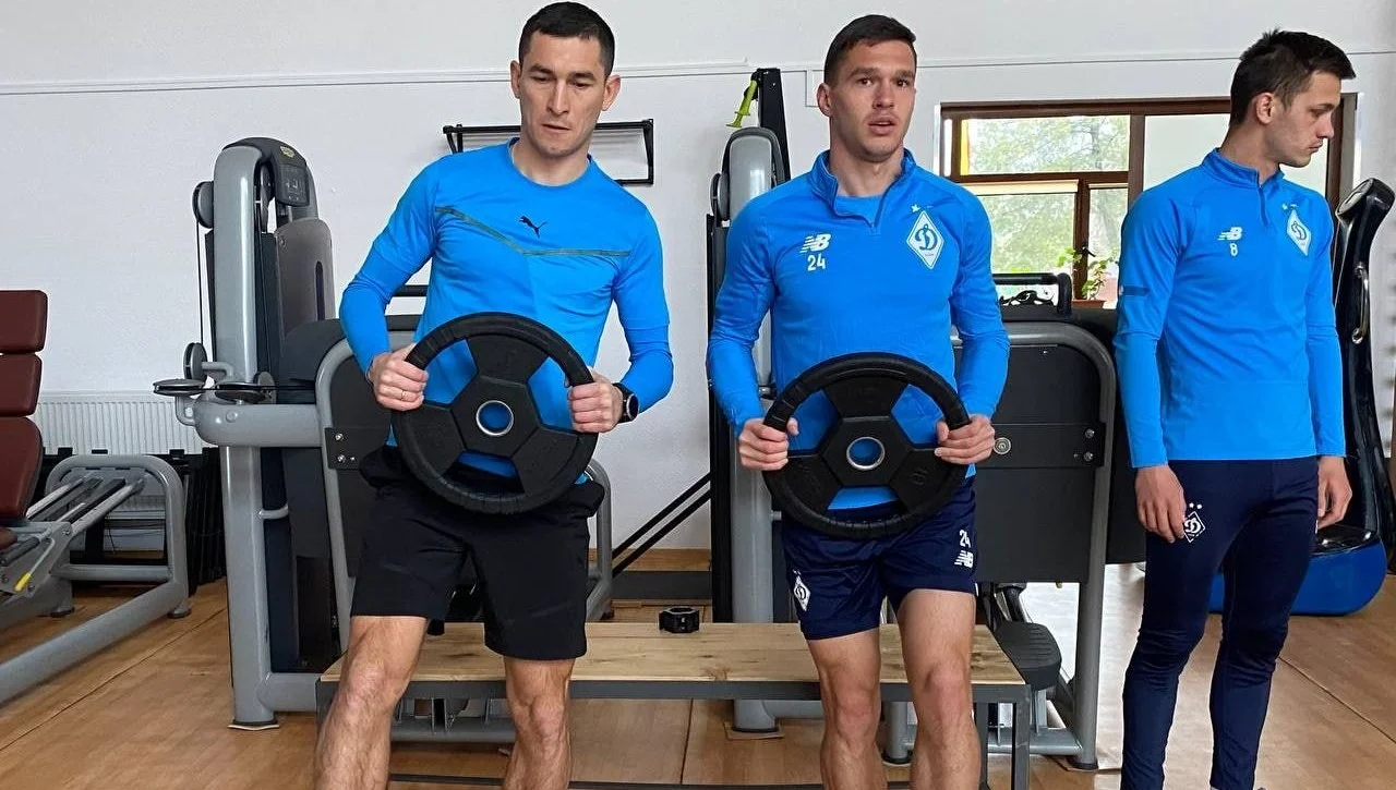 Тарас Степаненко на тренировке Динамо / фото: ФК Динамо