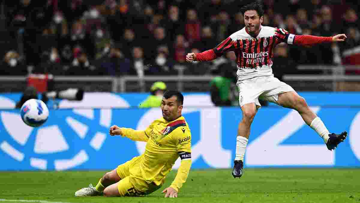Милан не смог обыграть Болонью – "россонери" остались лидером и закрутили чемпионскую интригу в Италии