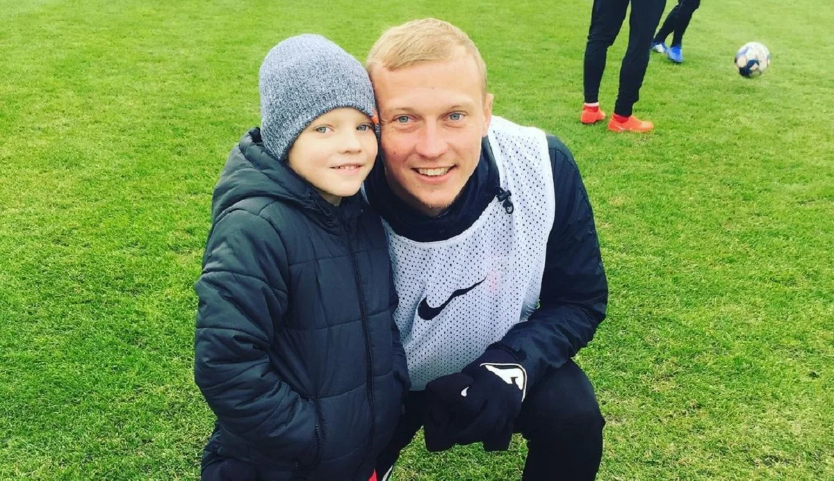 Тарас Пінчук із сином / Instagram