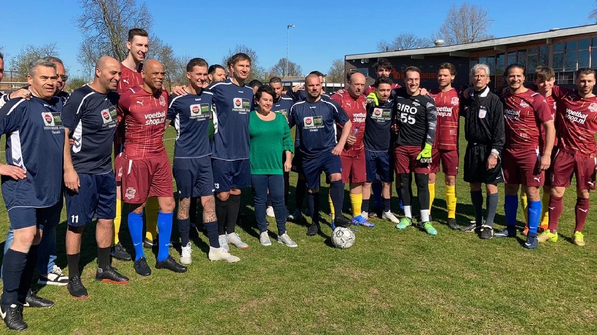 Левченко после товарищеского матча в Нидерландах / Твиттер Е. Левченко