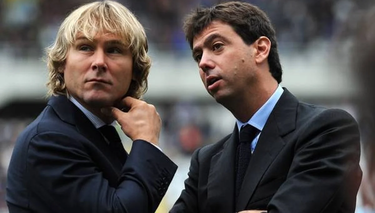 Боси Ювентуса Павел Недвед і Андреа Аньєллі / Getty Images