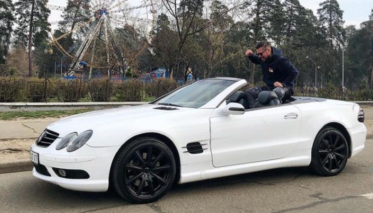 Александр Панков в своем авто / Фото из соцсетей