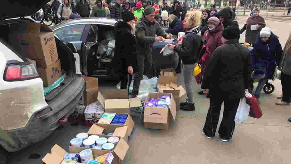 Бенфіка через Шахтар передала гуманітарну допомогу українцям