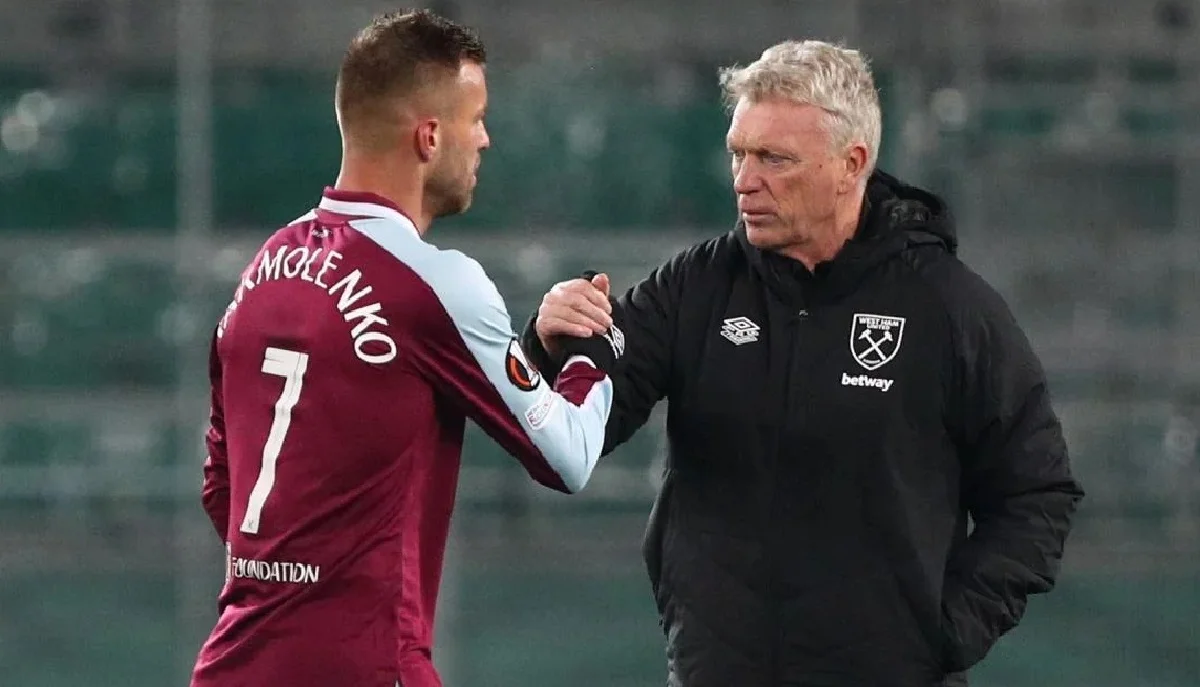 Андрей Ярмоленко и Дэвид Мойес / Getty Images