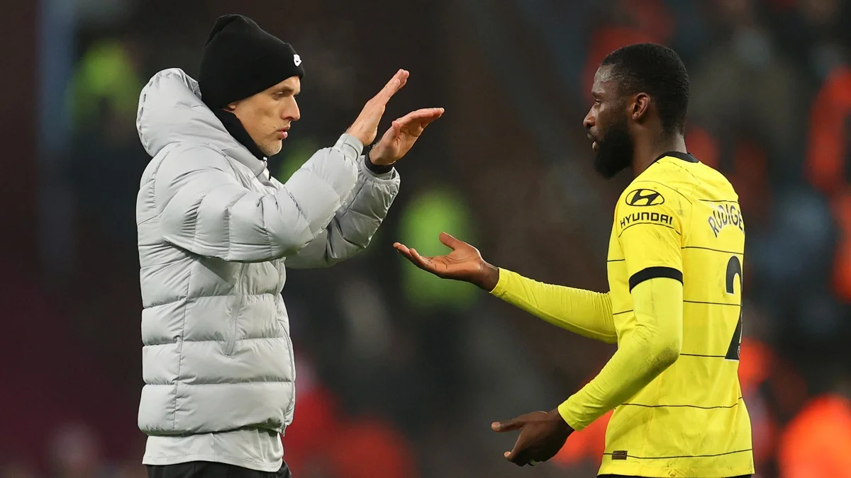 Томас Тухель и Антонио Рюдигер / Getty images