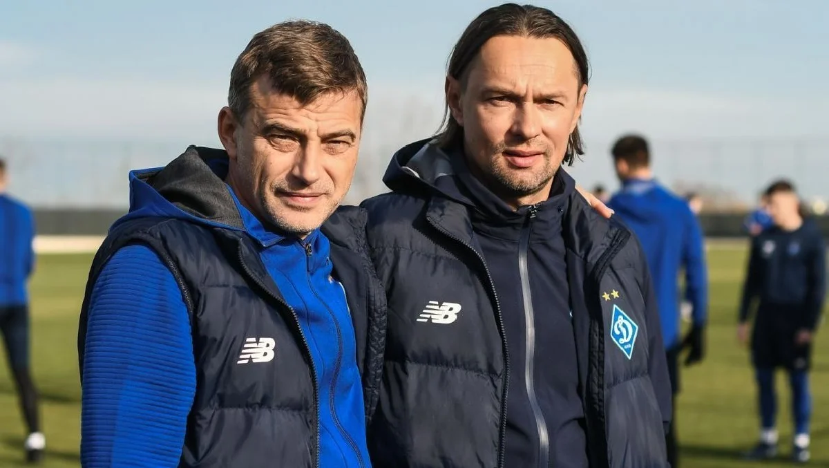 Сергій Мохник (ліворуч) / ФК Динамо