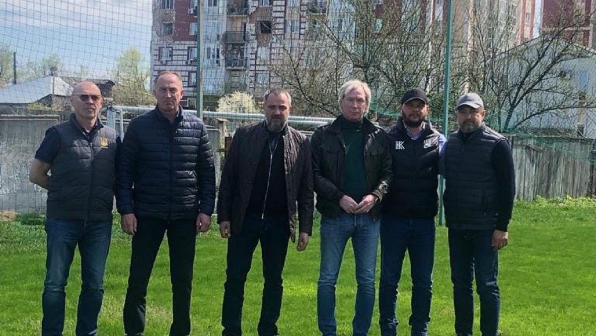 Представники УАФ завітали у Гостомель і Бородянку / Facebook Павелка