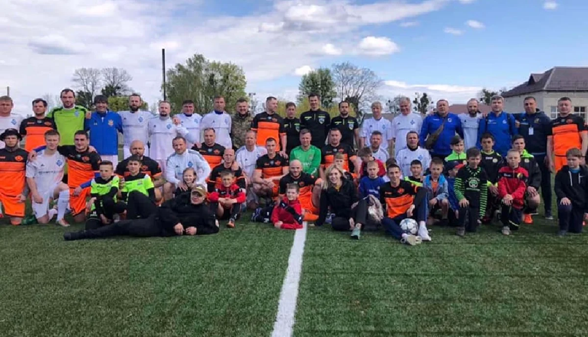 Матч мира за Украину в Бородянке / Фото из соцсетей