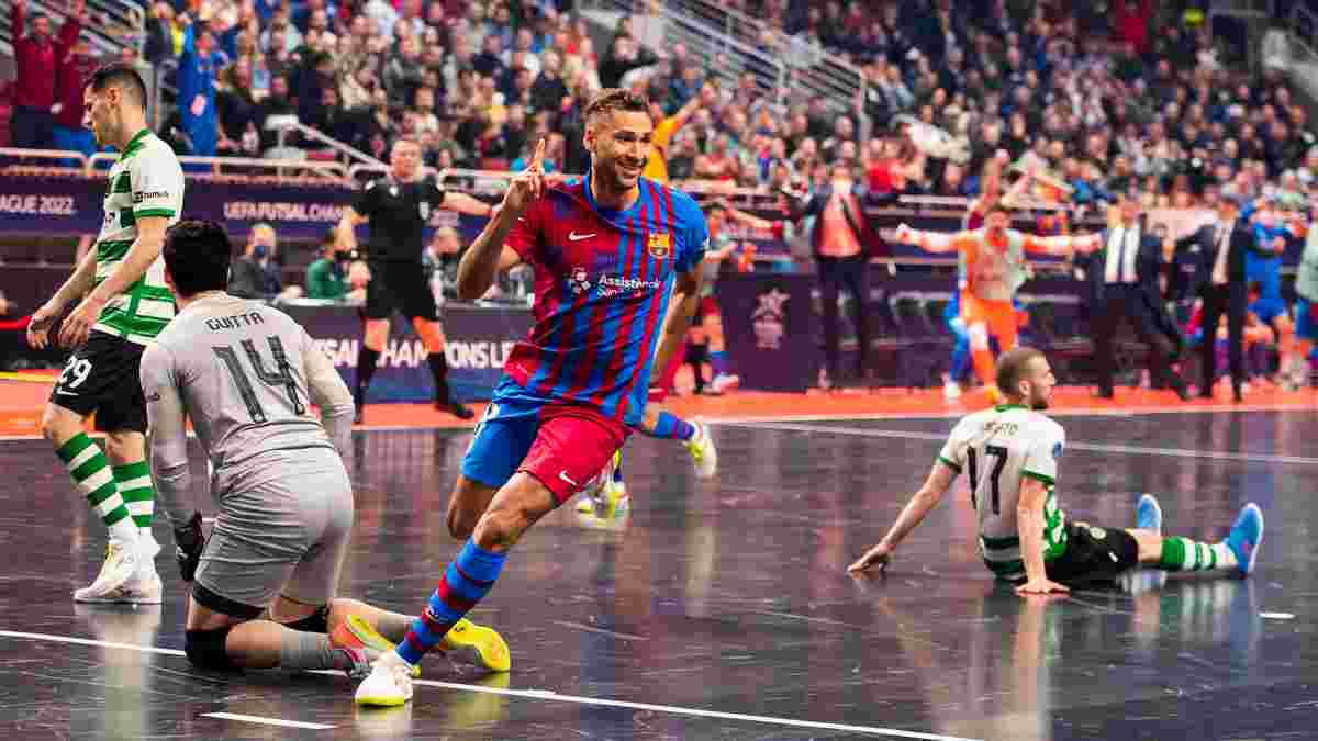 Барселона виграла футзальну Лігу чемпіонів, помстившись Спортінгу за минулорічний фінал