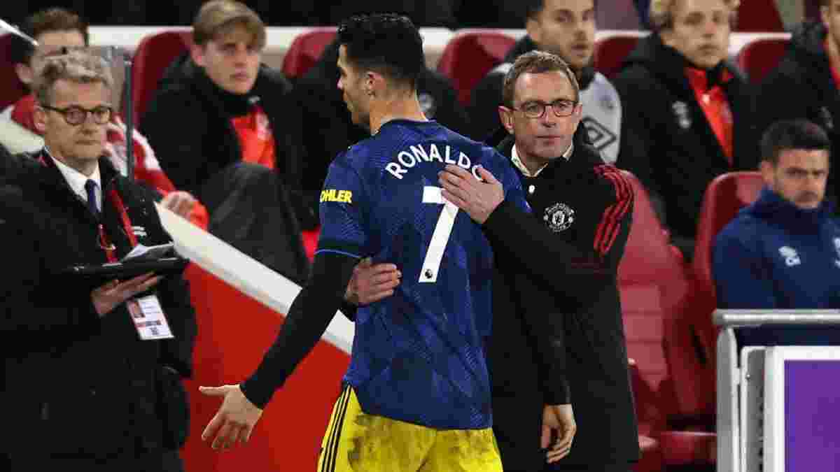 Рангнік переклав відповідальність за майбутнє Роналду на свого наступника в Манчестер Юнайтед