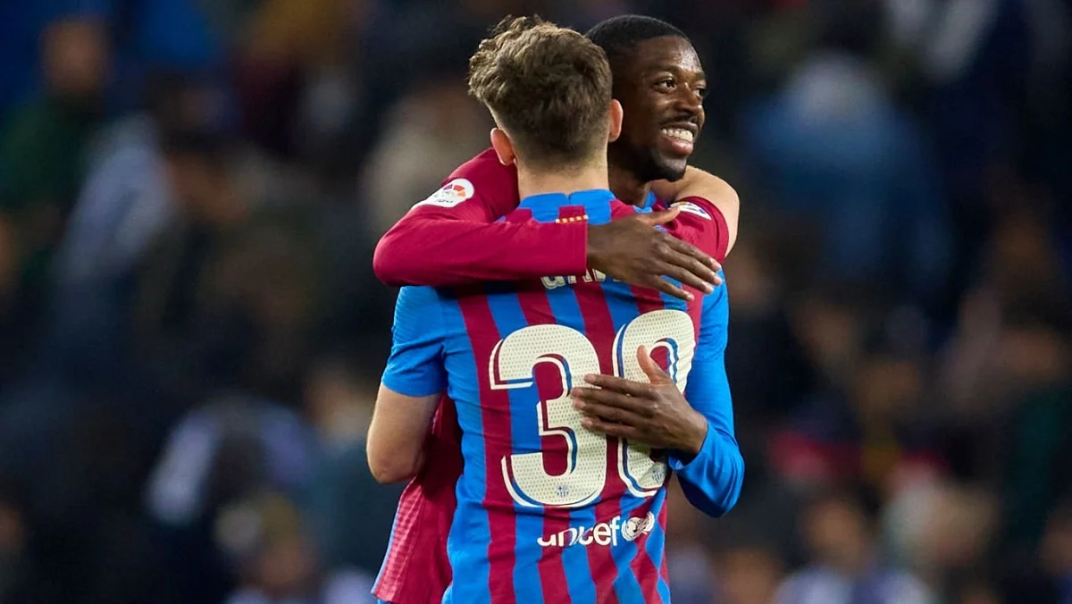 Усман Дембеле та Гаві / Getty images