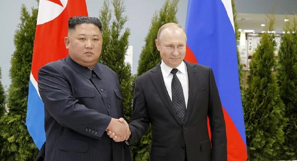 Ким Чен Ын и Путин / АР