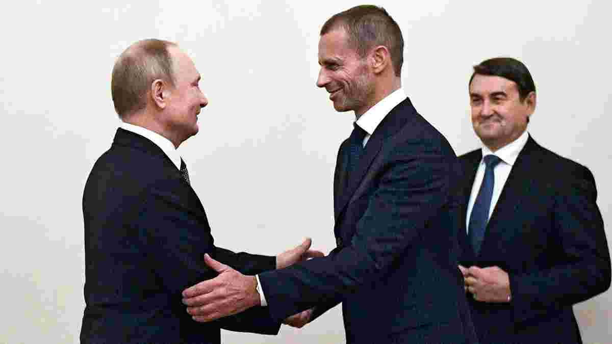 "Це не їхня війна": Чеферін продовжує виправдовувати спортсменів, які роками прославляли Путіна