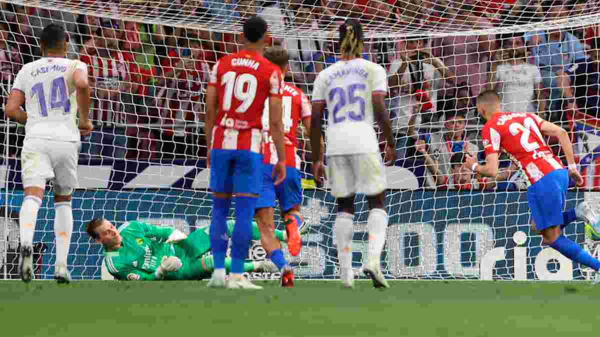Лунін дебютував за Реал у Прімері, але не врятував від фіаско – Атлетіко вперше за 6 років переміг "бланкос" у Ла Лізі
