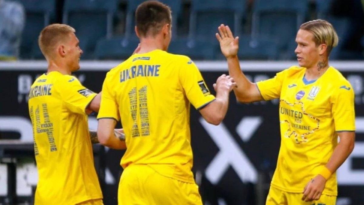 Игроки сборной Украины / Reuters