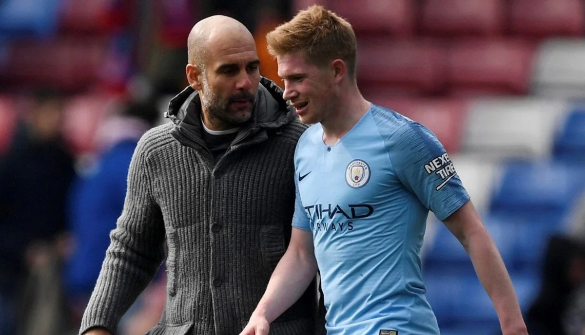 Кевін де Брюйне і Хосеп Гвардіола / Манчестер Сіті