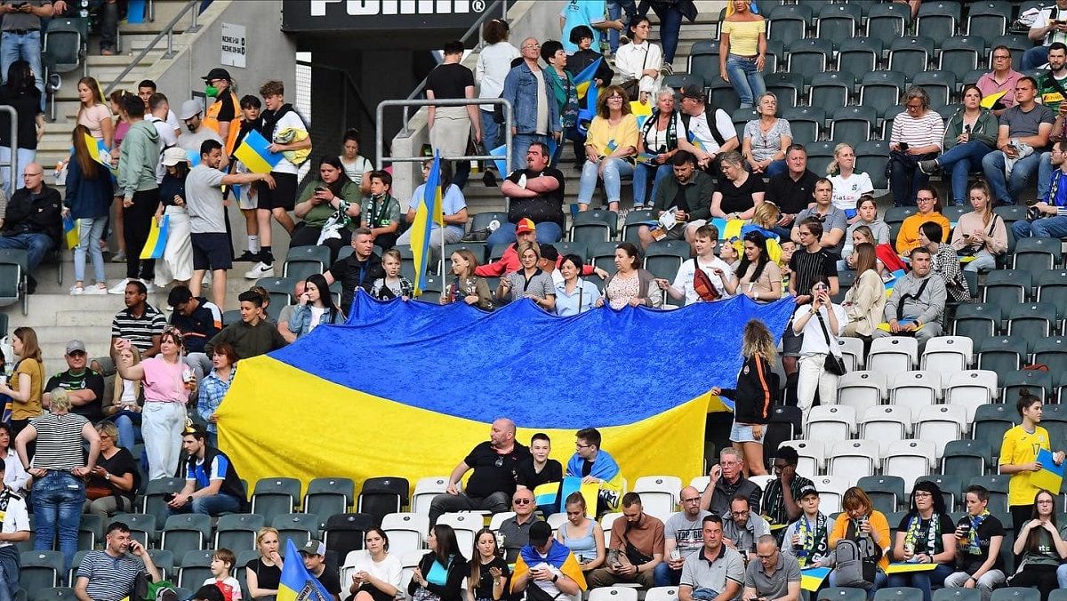 Фанаты сборной Украины / УАФ
