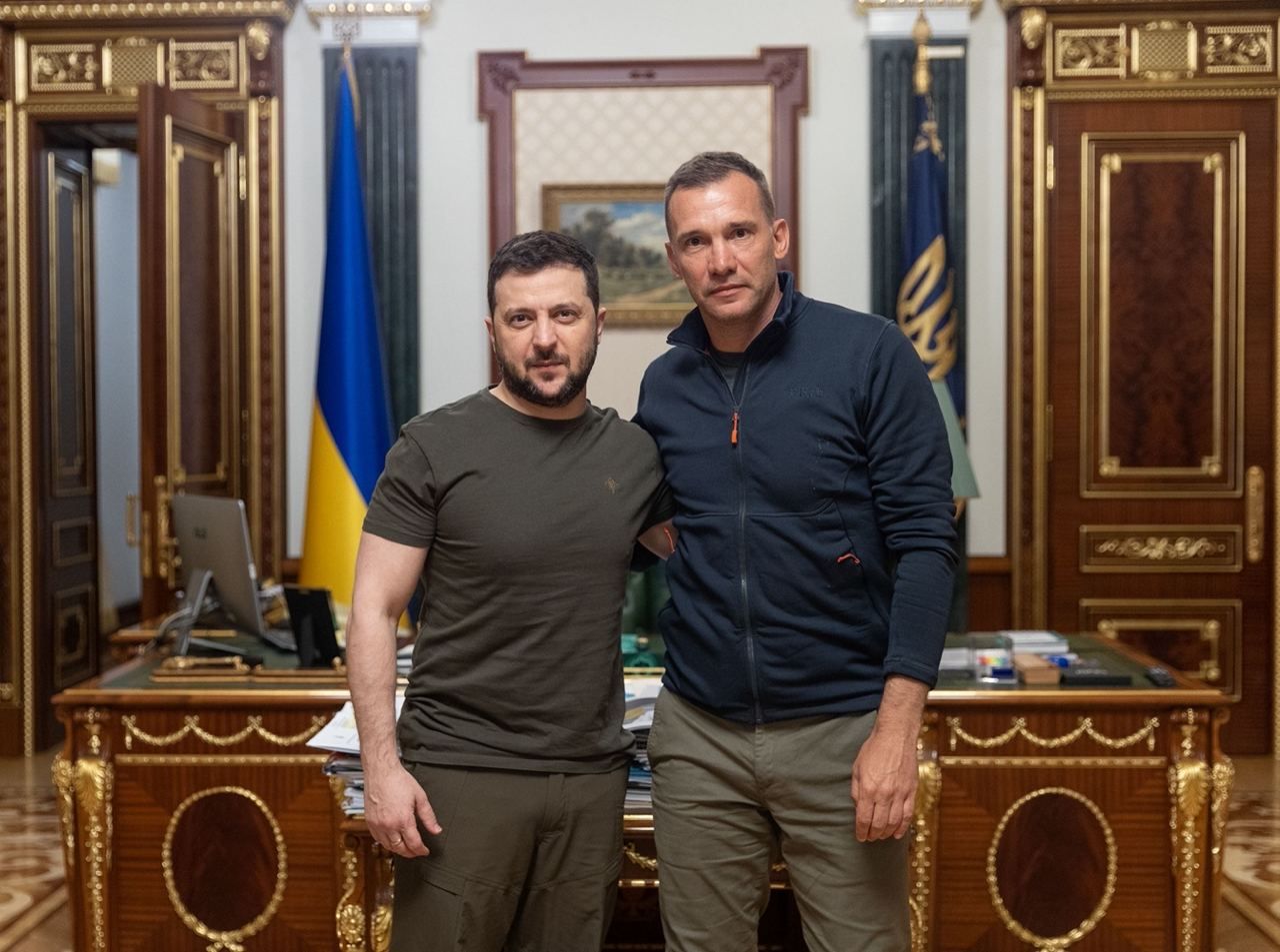 Владимир Зеленский и Андрей Шевченко / телеграмм-канал Владимира Зеленского