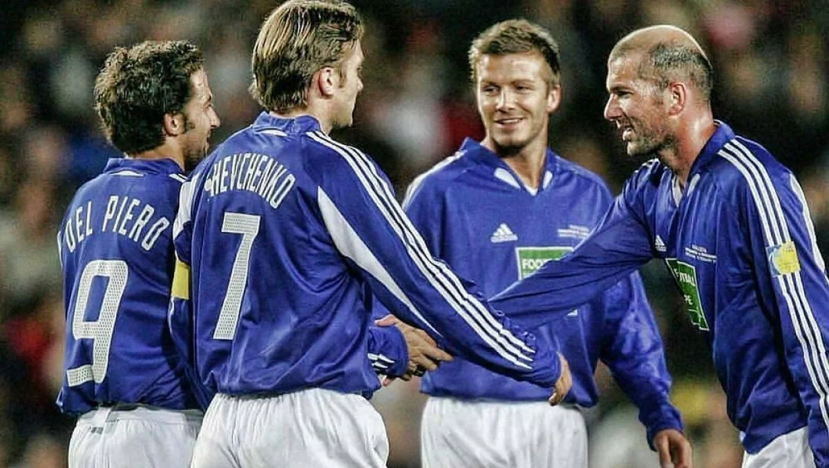 Дель Пьеро, Шевченко, Бекхэм и Зидан / фото из открытых источников