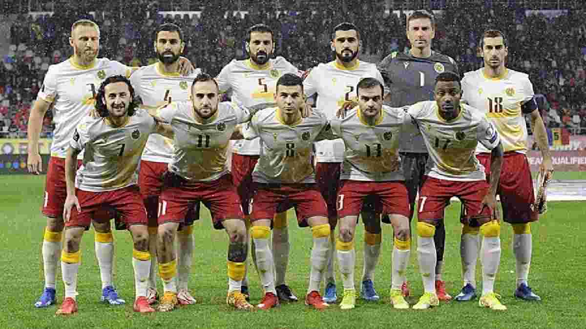 Вірменія оголосила склад на матчі Ліги націй – в суперниках збірна України