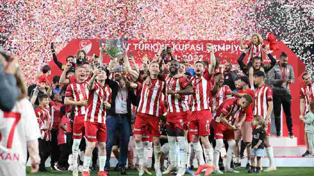 Сівасспор вперше став володарем Кубка Туреччини – форвард Шахтаря переможно асистував
