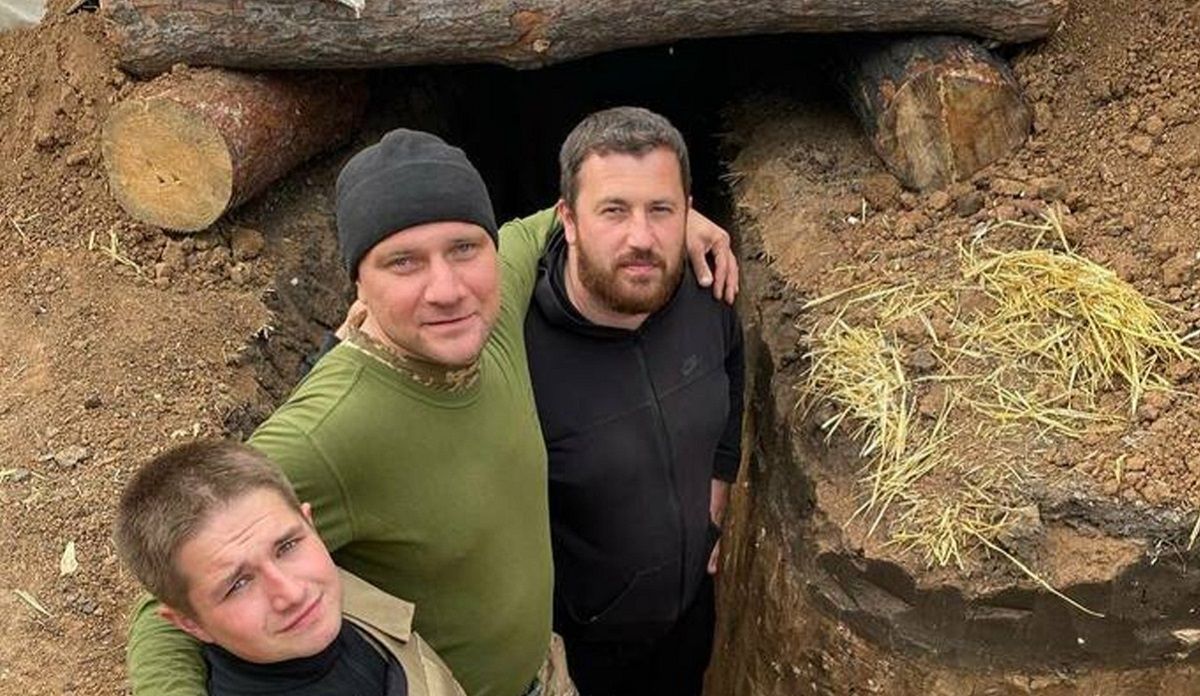Олександр Ситник із побратимами 