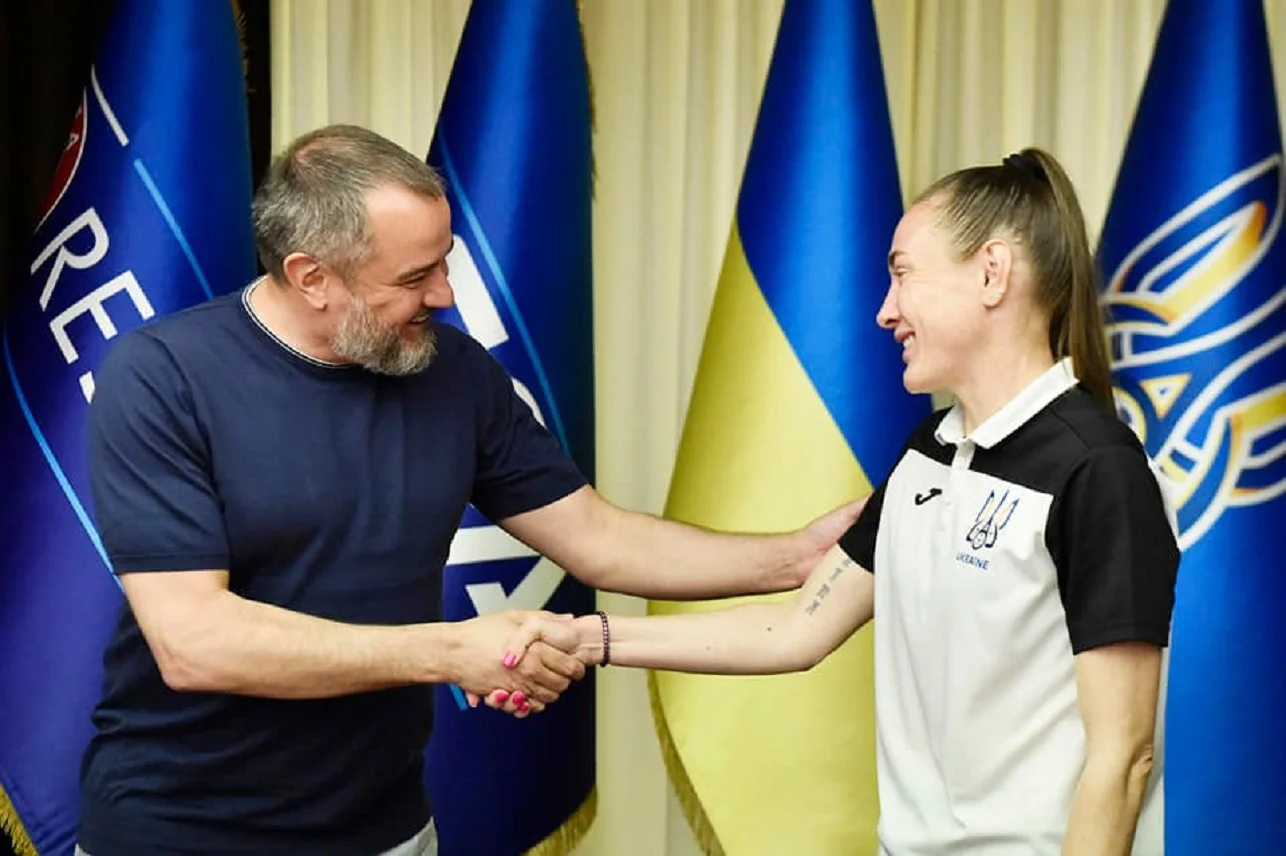 Павелко і Петрова / Сайт УАФ