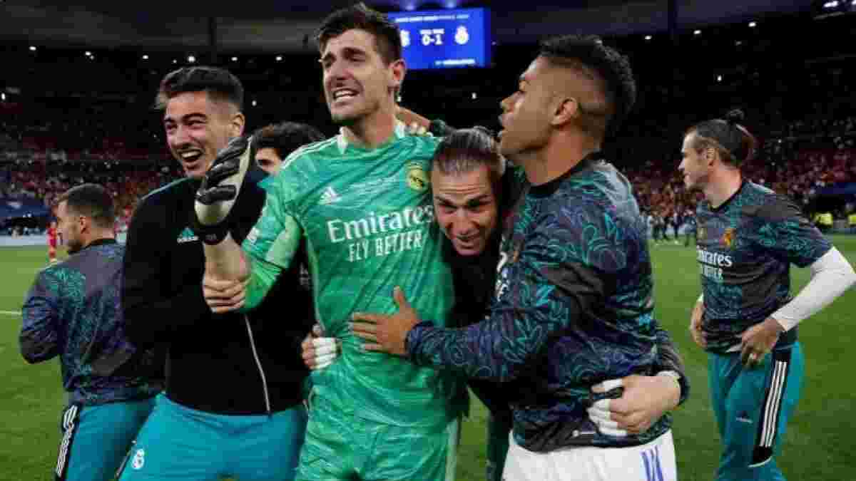 Лунін спровокував сплеск агресії гравця Реала під час святкування тріумфу в Лізі чемпіонів – дивна реакція