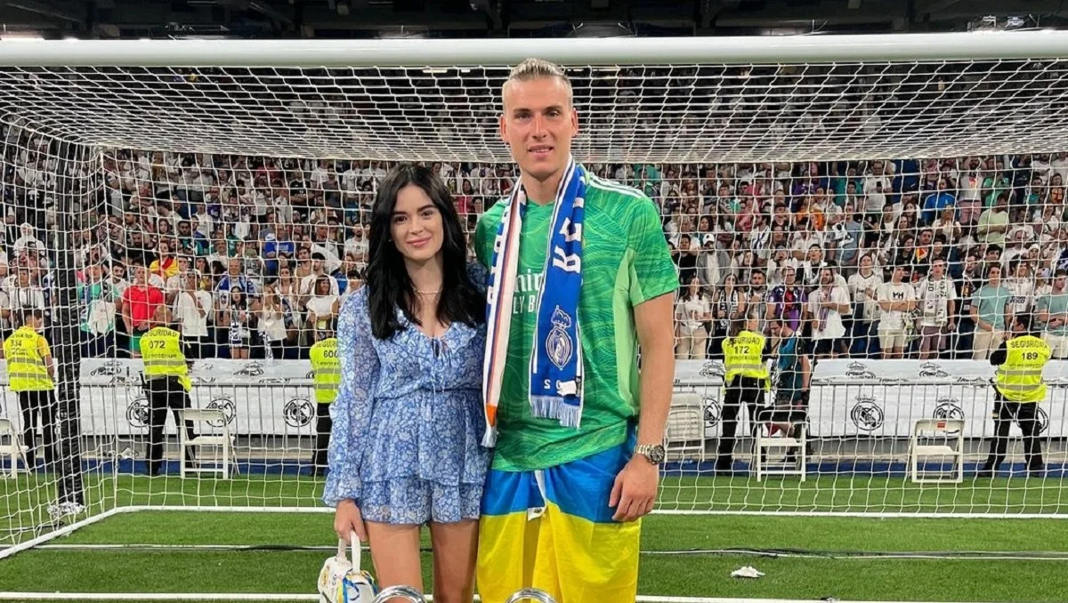 Андрій Лунін з дружиною / Instagram a.nastasica