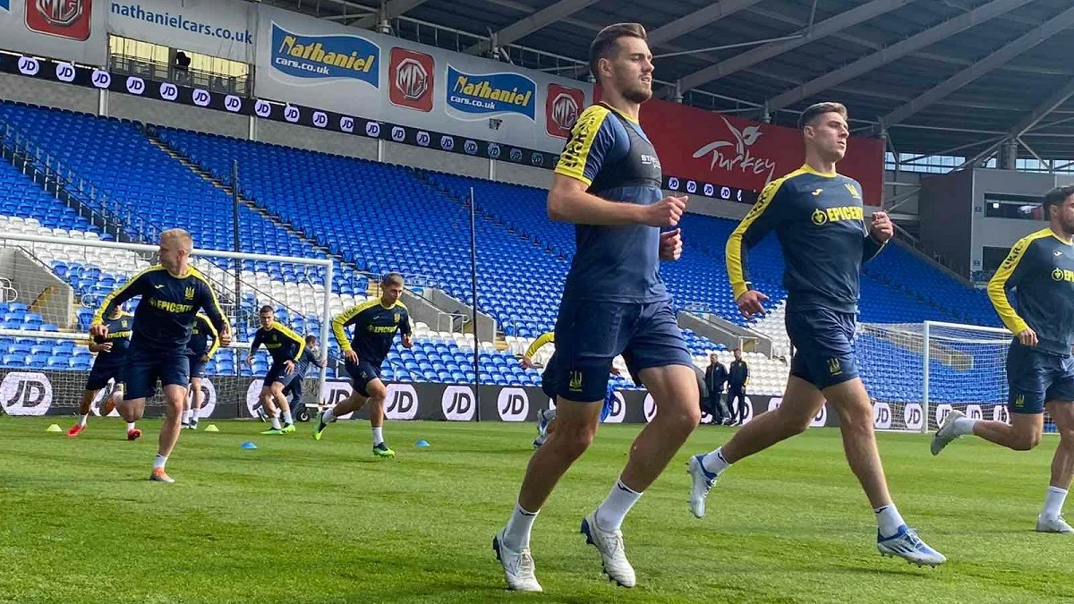 Тренировка сборной Украины / Сайт УАФ