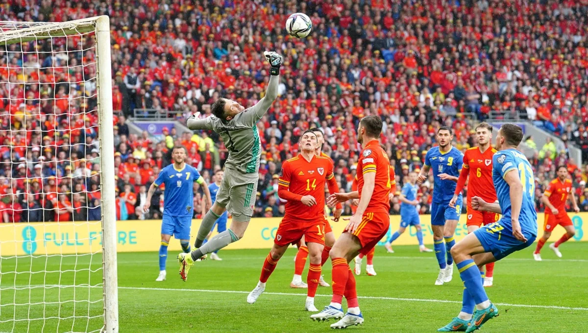 Вейн Хеннесі в матчі Уельс – Україна / Getty Images