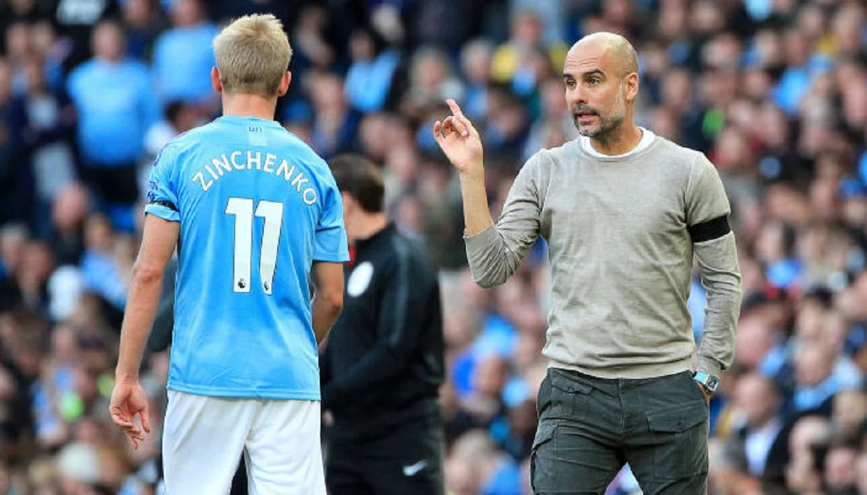 Зінченко та Гвардіола / Getty Images