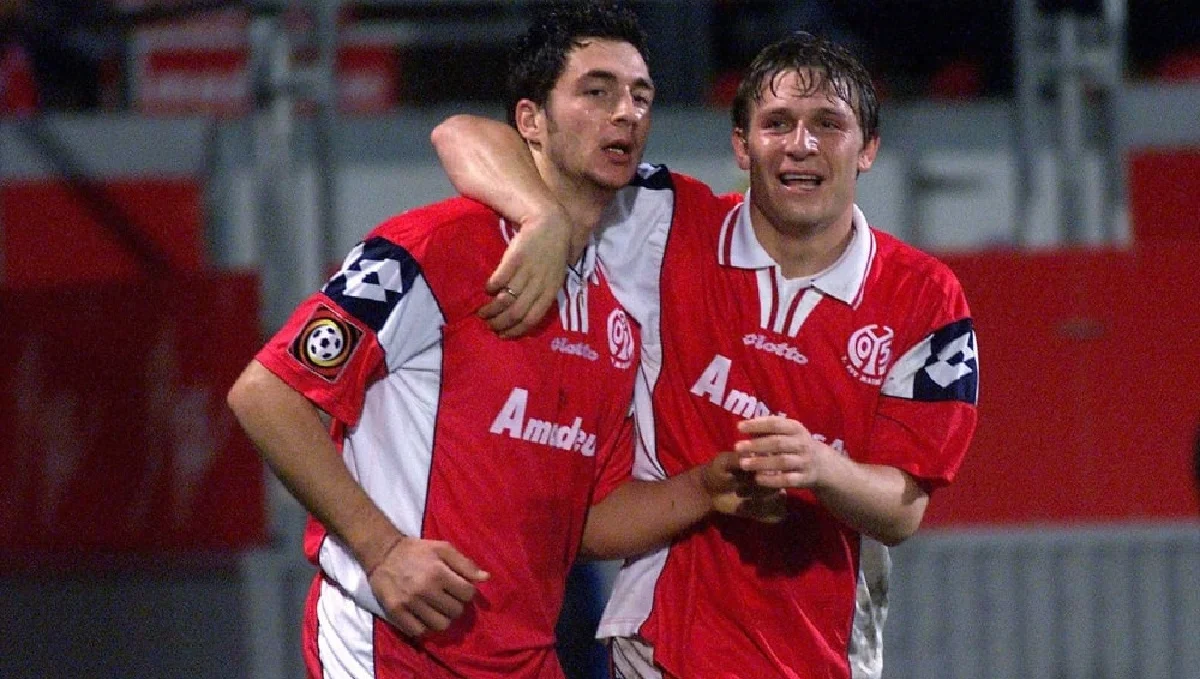 Сандро Шварц и Андрей Воронин во время выступлений за Майнц / ФК Майнц