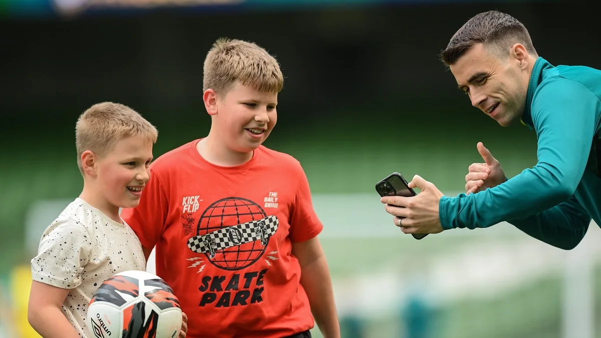 Илья и Матвей на тренировке ирландцев / Twitter сборной