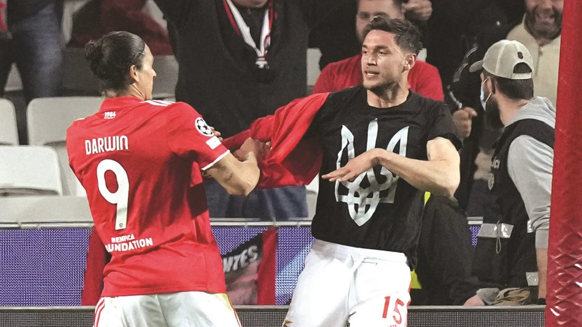 Дарвін Нуньєс і Роман Яремчук / Getty Images