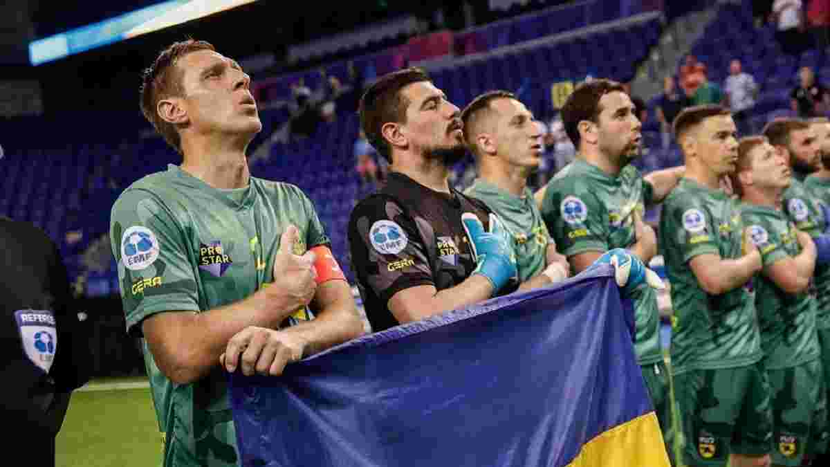 Сборная Украины по мини-футболу уступила Франции в 1/8 и завершила выступления на Евро-2022