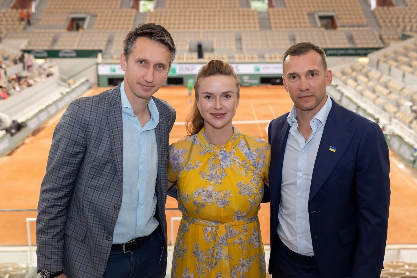 Стаховский, Свитолина и Шевченко / Facebook Элины Светолиной