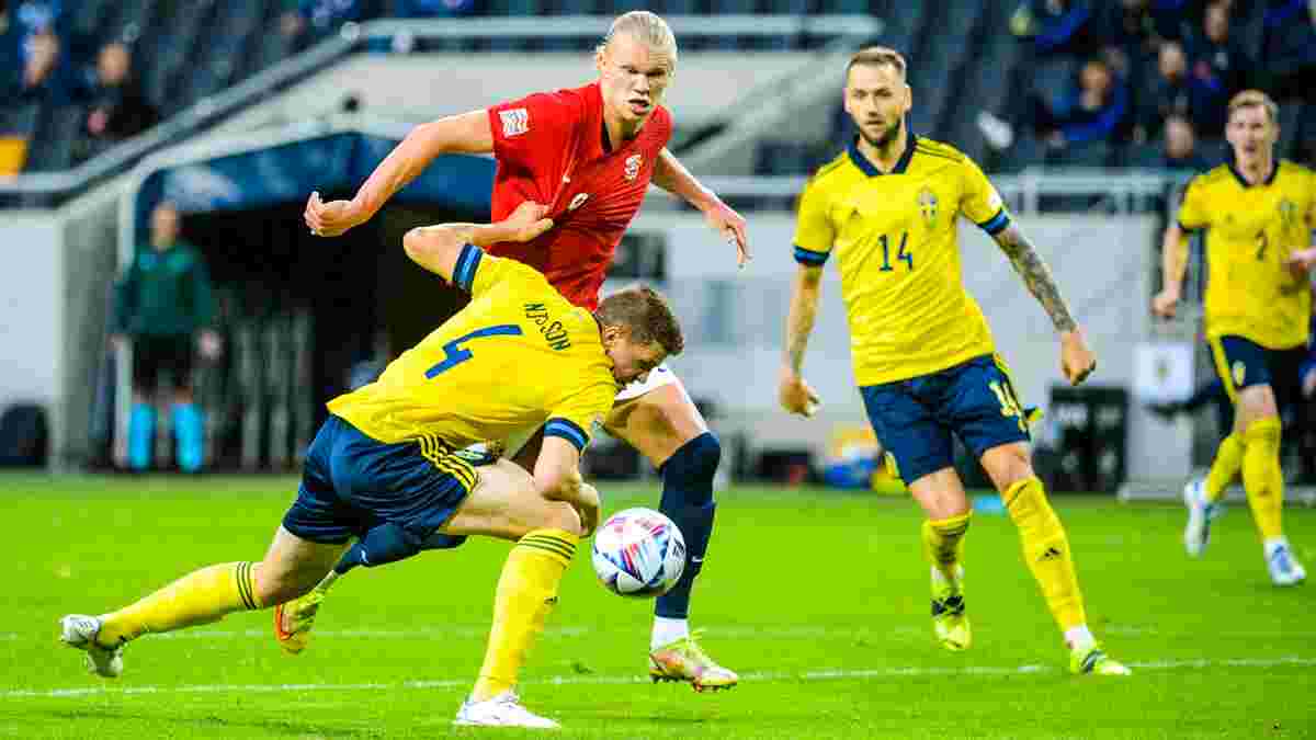 Очередной бенефис Холанда в видеообзоре матча Норвегия – Швеция – 3:2