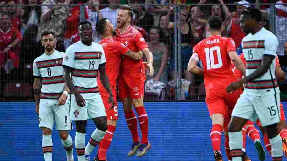 Гол на первой минуте и громкая сенсация в видеообзоре матча Швейцария – Португалия