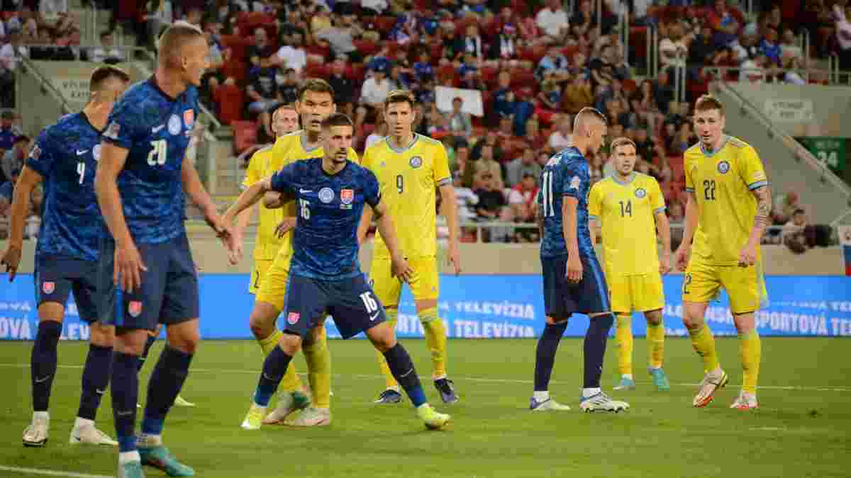 Ліга націй: Казахстан знову обіграв Словаччину і зробив серйозний крок до підвищення