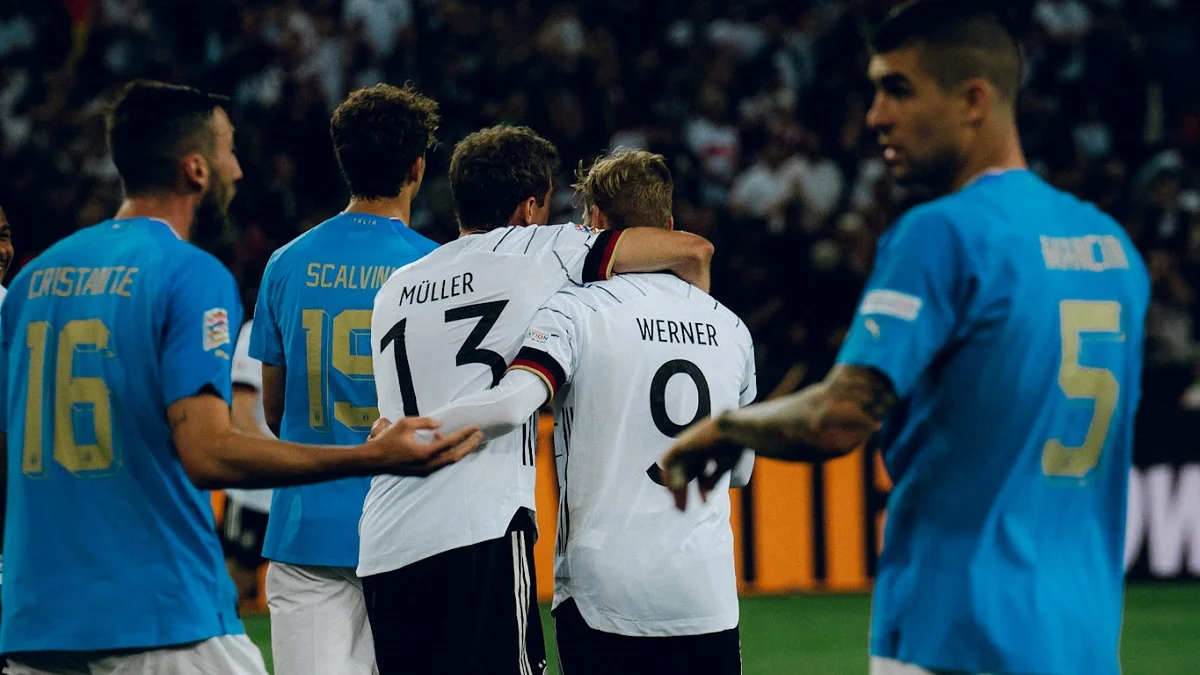 Германия разгромила Италию / Twitter Бундестим