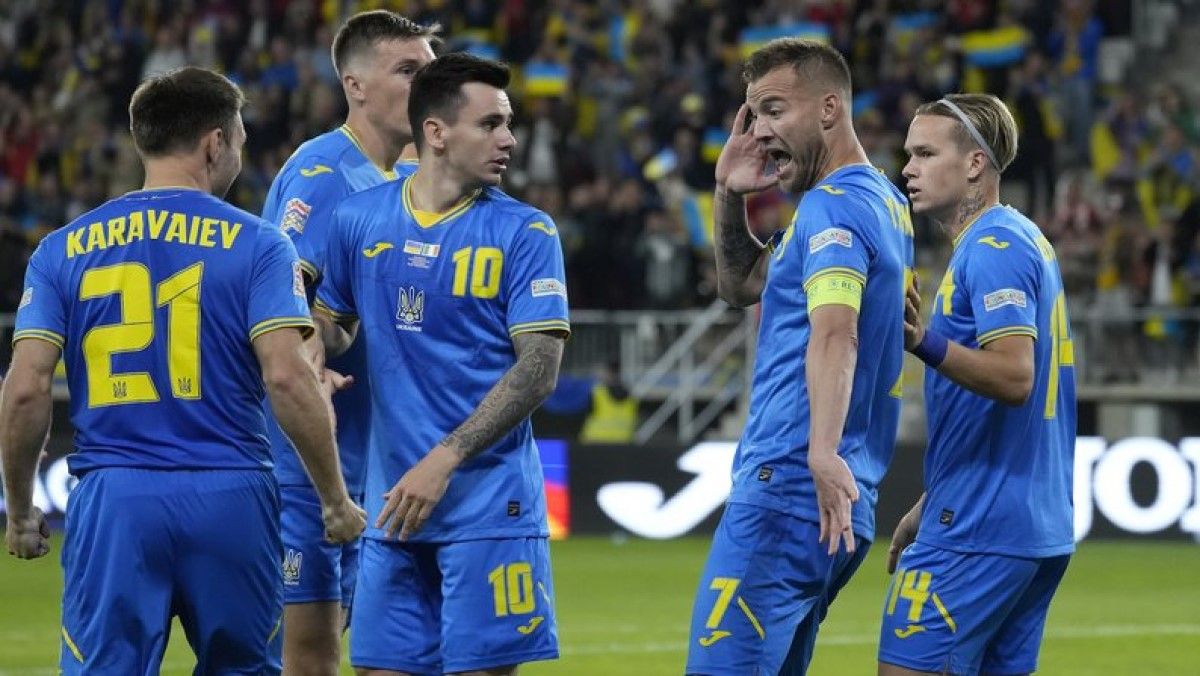Игроки сборной Украины / AP