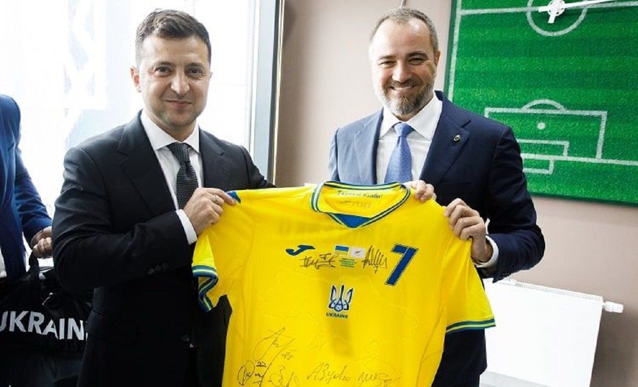 Зеленський і Павелко / Сайт УАФ