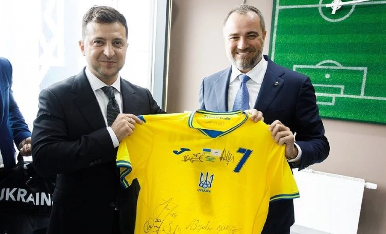 Зеленський і Павелко / Сайт УАФ