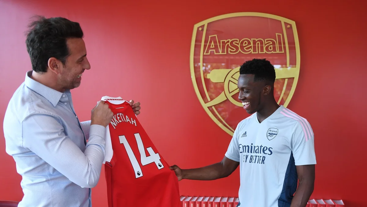 Едвард Нкетія (праворуч) / Сайт Арсенала