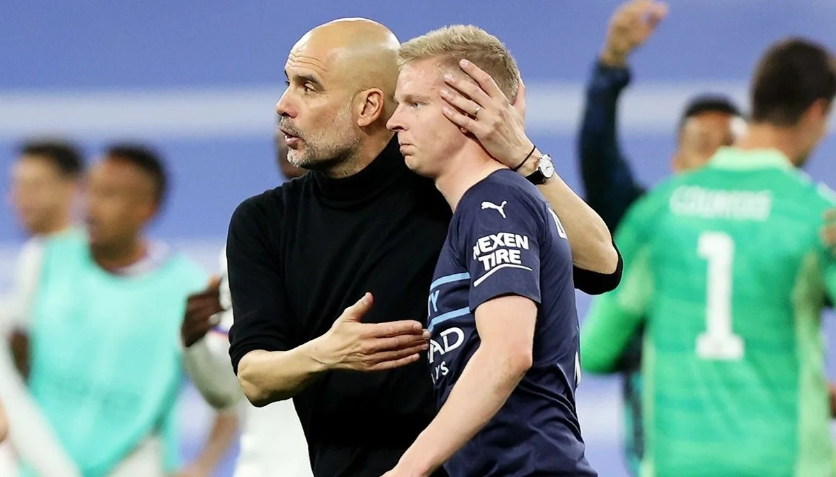 Гвардиола и Зинченко / Getty Images