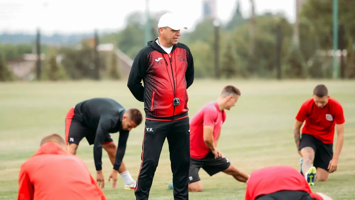 Юрий Вернидуб на тренировке / Сайт Кривбасса