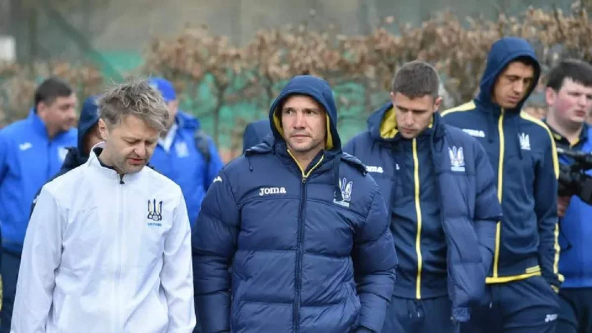 Николай Васильков (слева) и Андрей Шевченко / УАФ