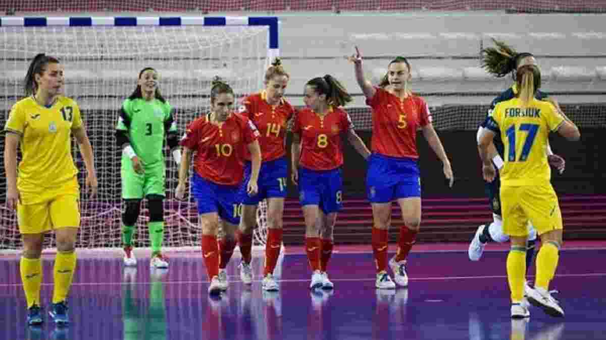 Фиаско сборной Украины против Испании в видеообзоре полуфинала футзального Евро-2022 среди женщин – 0:9